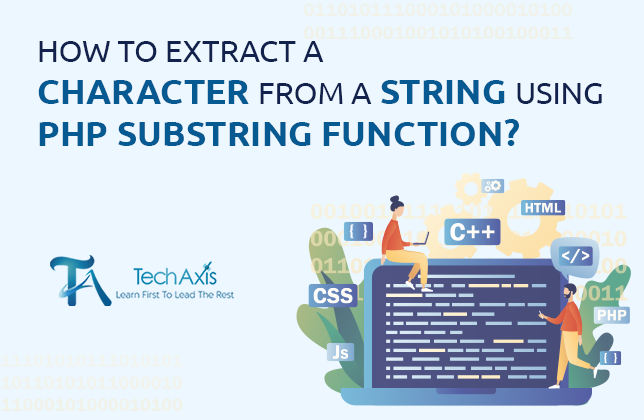How to Extract character from a String using php substring